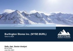 Burlington Stores Inc. (NYSE:BURL) - Give it a Burl Sally Jiao, Senior Analyst - WestPeak Research ...