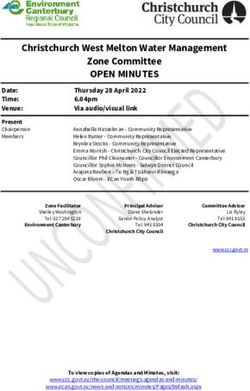 OPEN MINUTES Zone Committee - Christchurch West Melton Water Management