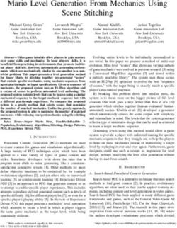 MARIO LEVEL GENERATION FROM MECHANICS USING SCENE STITCHING - (COG) 2020