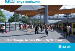 Interchange Access Plan - Sydenham - JANUARY 2019 - VERSION 0.20 - Sydney Metro