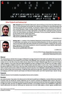 A COMPARISON OF TITLE WORDS FOR JOURNAL ARTICLES AND WIKIPEDIA PAGES: COVERAGE AND STYLISTIC DIFFERENCES?