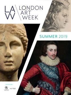 SUMMER 2019 - London Art Week