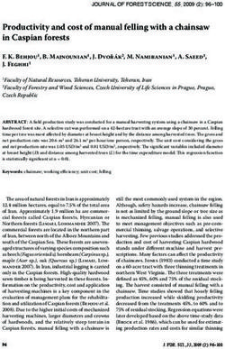 Productivity and cost of manual felling with a chainsaw in Caspian forests