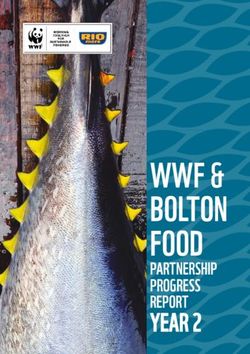 WWF & BOLTON FOOD PARTNERSHIP PROGRESS REPORT - year 2 7.12 ...