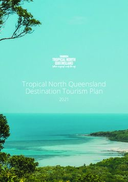 tropical north queensland destination tourism plan