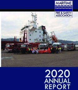 2020 ANNUAL - Maritime Fire & Safety Association