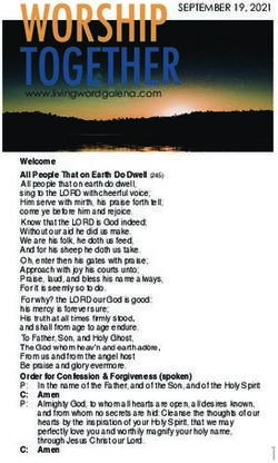 Welcome All People That on Earth Do Dwell (245)