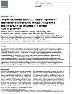 The phosphorylated retinoid X receptor-&alpha; promotes diethylnitrosamine-induced hepatocarcinogenesis in mice through the activation of &beta;-catenin ...