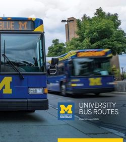 UNIVERSITY BUS ROUTES - MON-FRI
