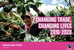 FAIRTRADE GLOBAL STRATEGY - January 2016 - Fairtrade International