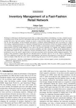 Inventory Management of a Fast-Fashion Retail Network