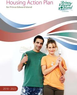 Housing Action Plan for Prince Edward Island 2018 - 2023 - Government of Prince Edward Island
