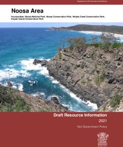 Noosa Area - Draft Resource Information 2021 - Queensland ...