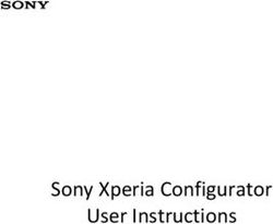 Sony Xperia Configurator User Instructions