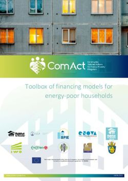 Toolbox of financing models for energy-poor households