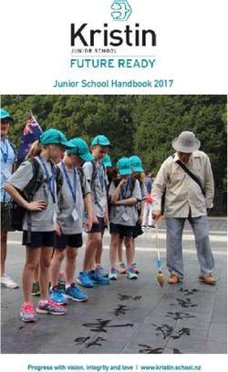 Junior School Handbook 2017 - Kristin School