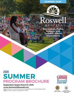 SUMMER PROGRAM BROCHURE - Roswell, GA