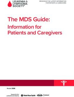 The MDS Guide: Information for Patients and Caregivers - Leukemia & Lymphoma Society