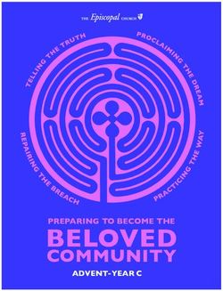 BELOVED COMMUNITY ADVENT-YEAR C - The Episcopal Church
