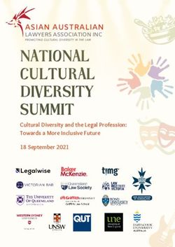 ASIAN AUSTRALIAN LAWYERS ASSOCIATION INC - Cultural Diversity and the Legal Profession: Towards a More Inclusive Future - Victorian Bar