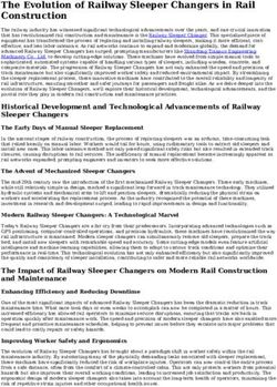 The Evolution of Railway Sleeper Changers in Rail Construction