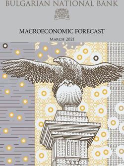 MACROECONOMIC FORECAST - March 2021