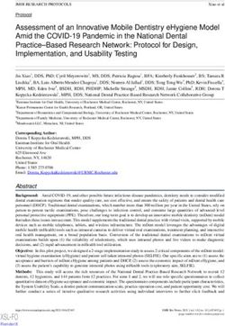 Assessment of an Innovative Mobile Dentistry eHygiene Model Amid the COVID-19 Pandemic in the National Dental Practice-Based Research Network: ...
