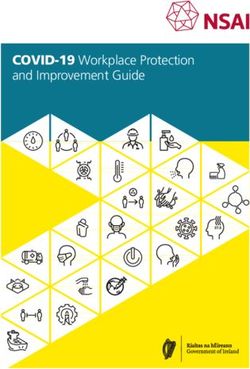 COVID-19 Workplace Protection and Improvement Guide - NSAI