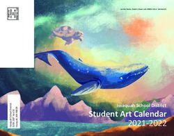 Student Art Calendar Issaquah School District
