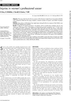 Injuries in women's professional soccer - E Giza, K Mitho fer, L Farrell, B Zarins, T Gill