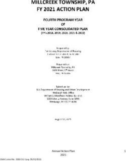 Annual Action Plan 1 - Millcreek Township