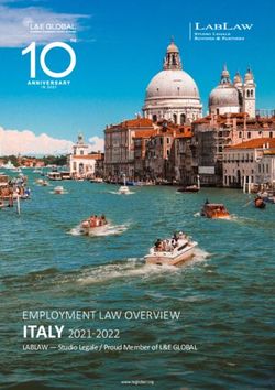 Italy 2021-2022 employment law overview - LABLAW - Studio Legale / Proud Member of L&E GLOBAL - L&E Global ...