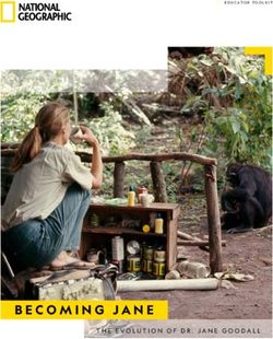 BECOMING JANE THE EVOLUTION OF DR. JANE GOODALL - National Geographic Society