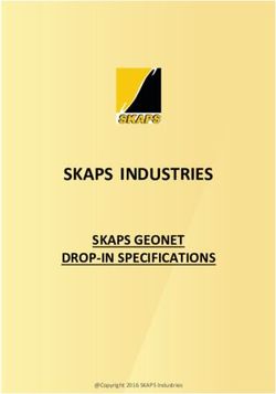SKAPS INDUSTRIES SKAPS GEONET DROP-IN SPECIFICATIONS - @Copyright 2016 SKAPS Industries