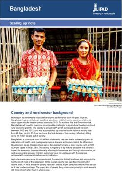 Bangladesh Scaling up note - International Fund for Agricultural Development