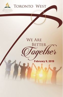 February 9, 2019 - Toronto West SDA