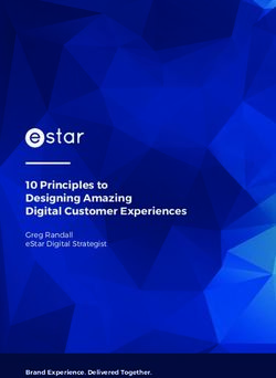 10 Principles to Designing Amazing Digital Customer Experiences - Greg Randall eStar Digital Strategist