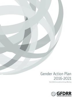 Gender Action Plan 2016-2021 - Fall 2016 Consultative Group Meeting - GFDRR