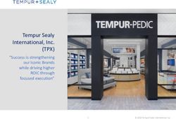 Tempur Sealy International, Inc - (TPX) "Success is strengthening our Iconic Brands while driving higher ROIC through focused execution" - Tempur ...