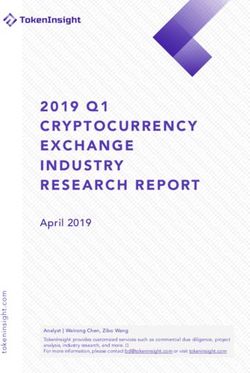 2019 Q1 CRYPTOCURRENCY EXCHANGE INDUSTRY - TokenInsight