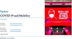 COVID-19 and Mobility - Update - Enders Analysis