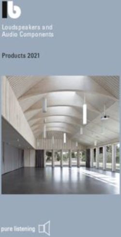 Loudspeakers and Audio Components Products 2021 - LB Lautsprecher