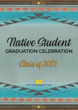 Native Student Class of 2021 - GRADUATION CELEBRATION - University of Michigan