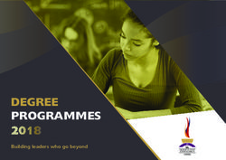 PROGRAMMES Building leaders who go beyond - Unisa