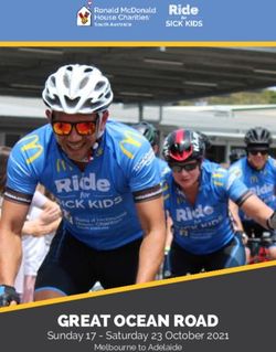 GREAT OCEAN ROAD SUNDAY 17 - SATURDAY 23 OCTOBER 2021 - MELBOURNE TO ADELAIDE - RONALD MCDONALD HOUSE ...