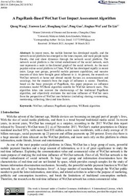 A PAGERANK-BASED WECHAT USER IMPACT ASSESSMENT ALGORITHM