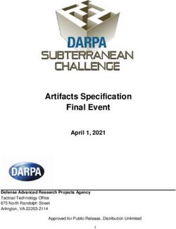 Artifacts Specification Final Event - April 1, 2021 - DARPA Subterranean ...
