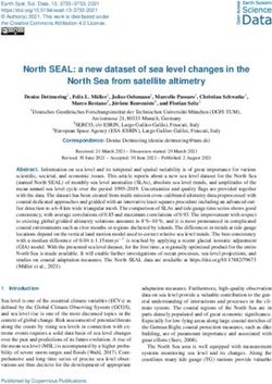 North SEAL: a new dataset of sea level changes in the North Sea from satellite altimetry - ESSD