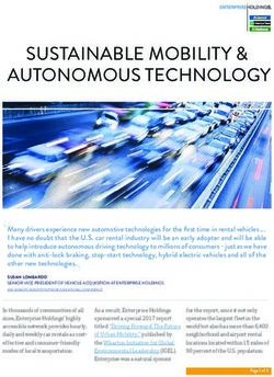 SUSTAINABLE MOBILITY & AUTONOMOUS TECHNOLOGY - Enterprise ...