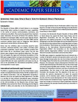 Joining the Asia Space Race: South Korea's Space Program - Korea Economic Institute